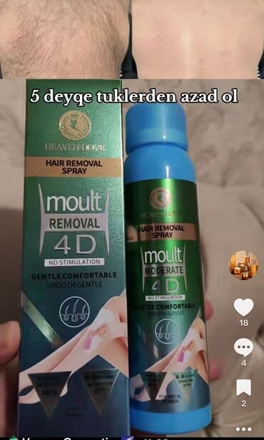 🔥Tuk Tökücü Sprey Epilyasiyaya getmədən xoşagəlməz tüklərdən 5.6 lalafo.az -da 🔥Tuk Tökücü Sprey Epilyasiyaya getmədən xoşagəlməz tüklərdən 5.6