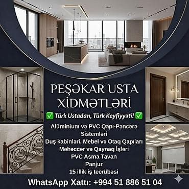 Məkanlarınıza peşəkar toxunuş! 🏠✨ Ev və ofis təmiri, quraşdırılması lalafo.az -da Məkanlarınıza peşəkar toxunuş! 🏠✨ Ev və ofis təmiri, quraşdırılması