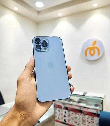 IPhone 13 Pro, 128 GB, Sierra Blue, Zəmanət, Simsiz şarj, Face ID lalafo.az -da IPhone 13 Pro, 128 GB, Sierra Blue, Zəmanət, Simsiz şarj, Face ID