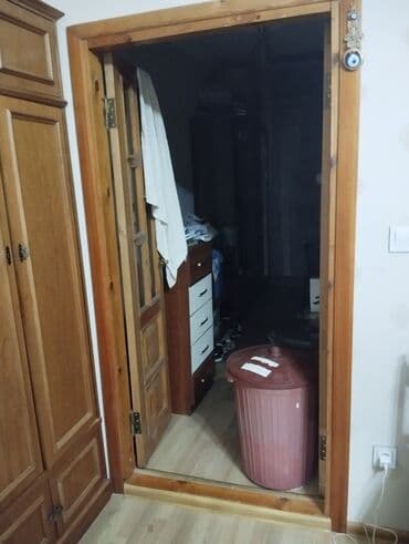 Taxta interyer qapısı və qutu karkası - Material: təbii ağac (qoz lalafo.az -da Taxta interyer qapısı və qutu karkası - Material: təbii ağac (qoz