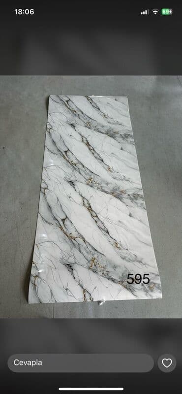 daraq panel: Məhsul: Dekorativ PVC yapışqanlı örtük – mərmər effektli panellər lalafo.az -da — 1 daraq panel: Məhsul: Dekorativ PVC yapışqanlı örtük – mərmər effektli panellər — 1