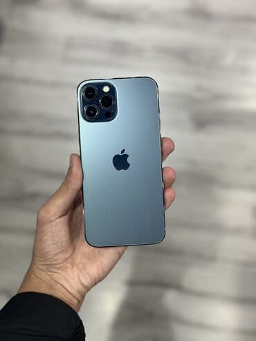 IPhone 12 Pro Max, 256 GB, Pacific Blue, Zəmanət, Simsiz şarj, Face ID lalafo.az -da IPhone 12 Pro Max, 256 GB, Pacific Blue, Zəmanət, Simsiz şarj, Face ID