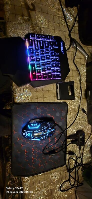 Gamers üçün USB qoşulan T-WOLF klaviatura + mouse seti - T-WOLF bir lalafo.az -da Gamers üçün USB qoşulan T-WOLF klaviatura + mouse seti - T-WOLF bir