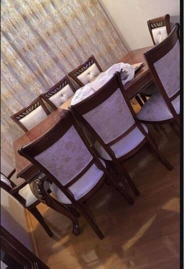 İşlənmiş, 8 stul lalafo.az -da İşlənmiş, 8 stul