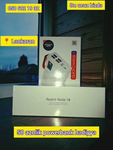 Redmi Note 14, 256 GB, rəng - Qara, Zəmanət, Düyməli, Sensor lalafo.az -da Redmi Note 14, 256 GB, rəng - Qara, Zəmanət, Düyməli, Sensor