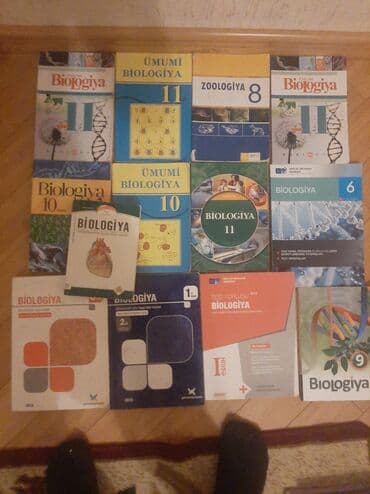 Biologiya üzrə müxtəlif dərslik və hazırlıq vəsaitləri dəsti. Dəst lalafo.az -da Biologiya üzrə müxtəlif dərslik və hazırlıq vəsaitləri dəsti. Dəst