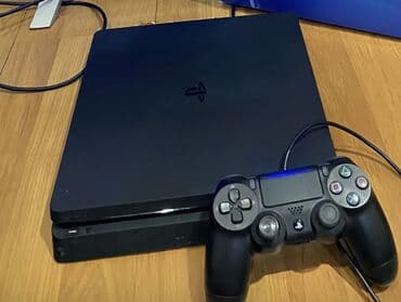 Məhsul: PlayStation 4 Slim oyun konsolu + DualShock 4 pultu lalafo.az -da Məhsul: PlayStation 4 Slim oyun konsolu + DualShock 4 pultu
