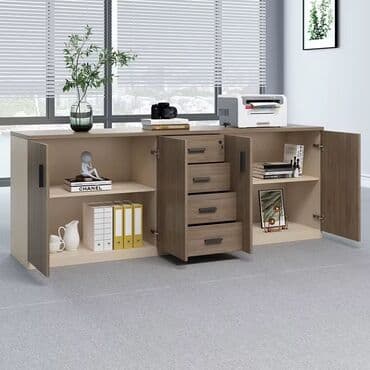 Ofis saxlama dolabı – çoxfunksiyalı və geniş həcimli - Material: ağac at lalafo.az — 1 Ofis saxlama dolabı – çoxfunksiyalı və geniş həcimli - Material: ağac — 1