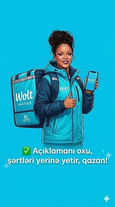 Sürücü-kuryer tələb olunur, Şəxsi nəqliyyat vasitəsi ilə, İşəmuzd ödəniş, Təcrübəsiz lalafo.az -da Sürücü-kuryer tələb olunur, Şəxsi nəqliyyat vasitəsi ilə, İşəmuzd ödəniş, Təcrübəsiz