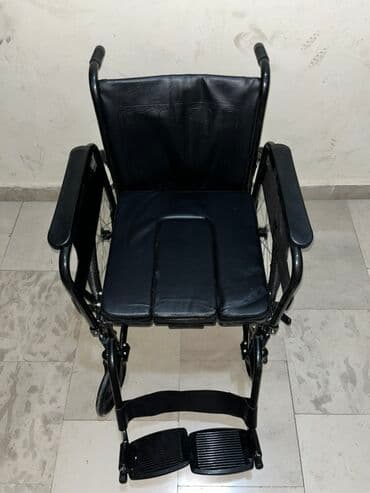 Медицинские лампы: Tualet funksiyalı əlil arabası – metal karkaslı, qara rəngdə, yastıqlı at lalafo.az — 5 Медицинские лампы: Tualet funksiyalı əlil arabası – metal karkaslı, qara rəngdə, yastıqlı — 5