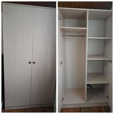 İşlənmiş, 2 qapılı Düz dolab, Qarderob, paltar dolabı lalafo.az -da İşlənmiş, 2 qapılı Düz dolab, Qarderob, paltar dolabı