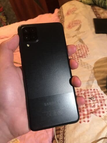 Samsung Galaxy A12, 128 GB, rəng - Qara, Barmaq izi, İki sim kartlı, Face ID lalafo.az -da Samsung Galaxy A12, 128 GB, rəng - Qara, Barmaq izi, İki sim kartlı, Face ID