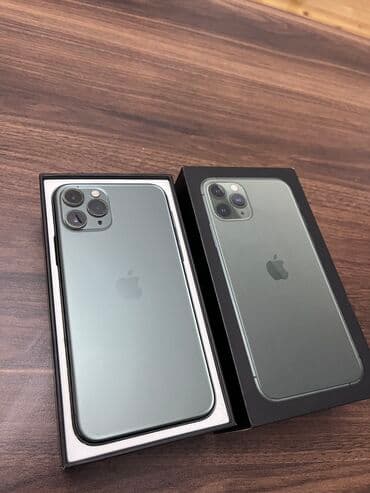 IPhone 11 Pro, 64 GB, Alpine Green, Simsiz şarj, Face ID lalafo.az -da IPhone 11 Pro, 64 GB, Alpine Green, Simsiz şarj, Face ID