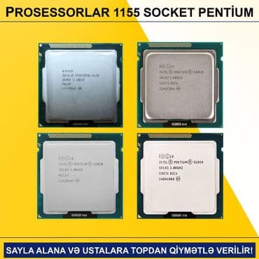 Prosessor Intel Pentium Prosessorlar “LGA 1155 (2ci/3cü nəsil) İntel Pentium”, 2 nüvə, İşlənmiş lalafo.az -da Prosessor Intel Pentium Prosessorlar “LGA 1155 (2ci/3cü nəsil) İntel Pentium”, 2 nüvə, İşlənmiş