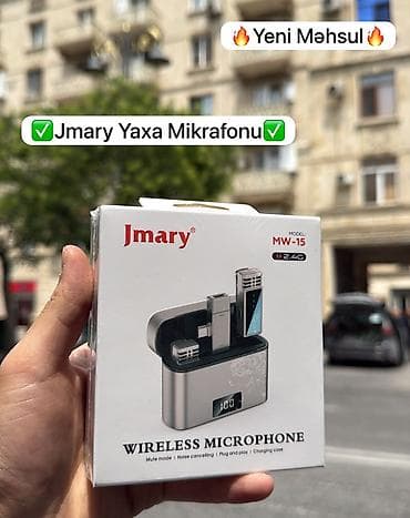 Jmary simsiz yaxa mikrofonları – yeni məhsul seriyası Model lalafo.az -da Jmary simsiz yaxa mikrofonları – yeni məhsul seriyası Model