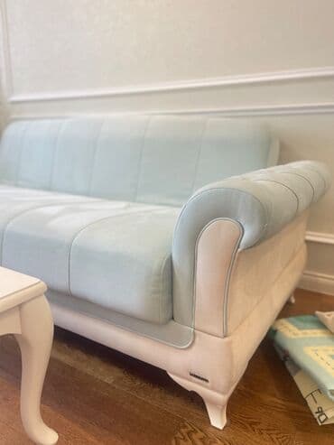 İşlənmiş, Divan, 2 kreslo, Jurnal masası, Bazalı, Açılan lalafo.az -da İşlənmiş, Divan, 2 kreslo, Jurnal masası, Bazalı, Açılan