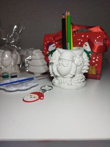 Yeni il temalı yaradıcılıq dəsti Tərkibi: - Gipsdən hazırlanmış Şaxta lalafo.az -da Yeni il temalı yaradıcılıq dəsti Tərkibi: - Gipsdən hazırlanmış Şaxta