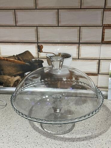 Tort və şiriniyyat qabı, Şüşə lalafo.az -da Tort və şiriniyyat qabı, Şüşə