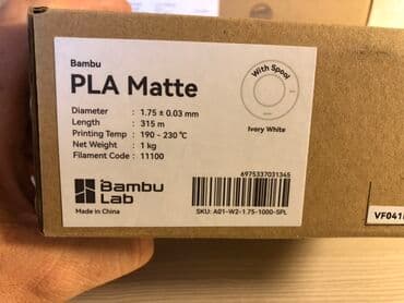 3D ручки: Bambu Lab PLA Matte filamentlər – 3D printer üçün mat səthli PLA at lalafo.az — 3 3D ручки: Bambu Lab PLA Matte filamentlər – 3D printer üçün mat səthli PLA — 3