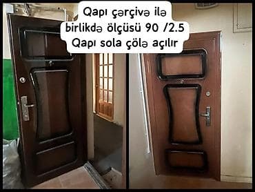 Metall giriş qapısı – çərçivə (korobka) ilə birlikdə - Ölçü: 90 × 2.5 lalafo.az -da Metall giriş qapısı – çərçivə (korobka) ilə birlikdə - Ölçü: 90 × 2.5