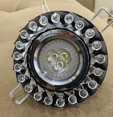 Spot lampalar: LED daxili spot işıq – dekorativ kristal haşiyəli - Növ: Tavan içinə lalafo.az -da — 2 Spot lampalar: LED daxili spot işıq – dekorativ kristal haşiyəli - Növ: Tavan içinə — 2