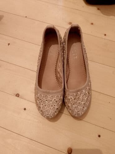 Qadın ayaqqabıları – 2 cüt 1) Bej rəngli baletka - Yumşaq süni dəri lalafo.az -da Qadın ayaqqabıları – 2 cüt 1) Bej rəngli baletka - Yumşaq süni dəri
