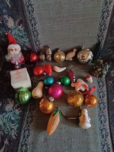 Ёлочные игрушки СССР в отличном состоянии цена от 3 до 10 манат lalafo.az -da Ёлочные игрушки СССР в отличном состоянии цена от 3 до 10 манат