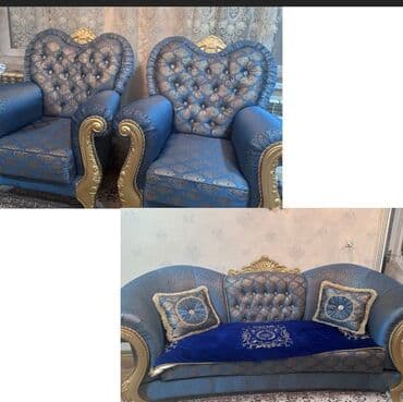 İşlənmiş, Divan, 2 kreslo lalafo.az -da İşlənmiş, Divan, 2 kreslo