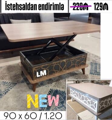 Transformer jurnal masalar. Ölçü: 90*60 bağlı vəziyyətdə H38 90*120 lalafo.az -da Transformer jurnal masalar. Ölçü: 90*60 bağlı vəziyyətdə H38 90*120