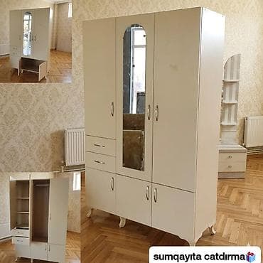 Düz dolab, Qonaq otağı üçün, Dəhliz üçün, Yataq otağı üçün, Qarderob, Açılan, 3 qapılı lalafo.az -da Düz dolab, Qonaq otağı üçün, Dəhliz üçün, Yataq otağı üçün, Qarderob, Açılan, 3 qapılı