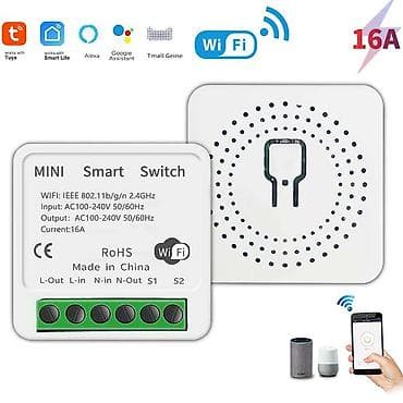 Mini WiFi Ağıllı Röle/Switch – 16A - WiFi: IEEE 802.11 b/g/n, 2.4 GHz lalafo.az -da Mini WiFi Ağıllı Röle/Switch – 16A - WiFi: IEEE 802.11 b/g/n, 2.4 GHz