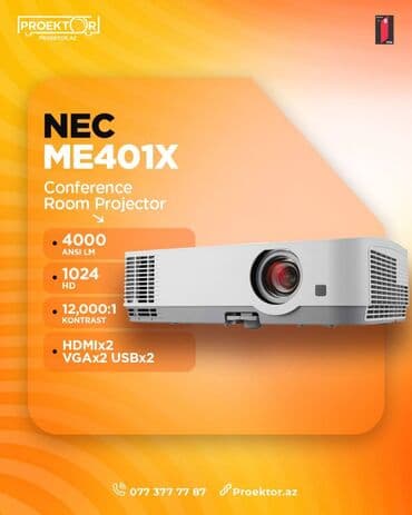 İşlənmiş Portativ Proyektor NEC, Ödənişli çatdırılma lalafo.az -da İşlənmiş Portativ Proyektor NEC, Ödənişli çatdırılma