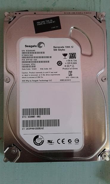 Əla vəziyyətdə "Seagate" 500GB kompüter sərt disk satılır. Yoxlanılıb lalafo.az -da Əla vəziyyətdə "Seagate" 500GB kompüter sərt disk satılır. Yoxlanılıb