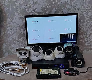Monitor DVR 8 şıxışlıdır 6ədəd gecə gündüz görüntü kameraları 500 at lalafo.az Monitor DVR 8 şıxışlıdır 6ədəd gecə gündüz görüntü kameraları 500