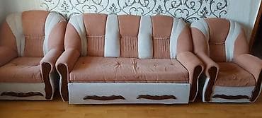 İşlənmiş, Klassik divan, 2 kreslo, Bazasız, Açılan lalafo.az -da İşlənmiş, Klassik divan, 2 kreslo, Bazasız, Açılan