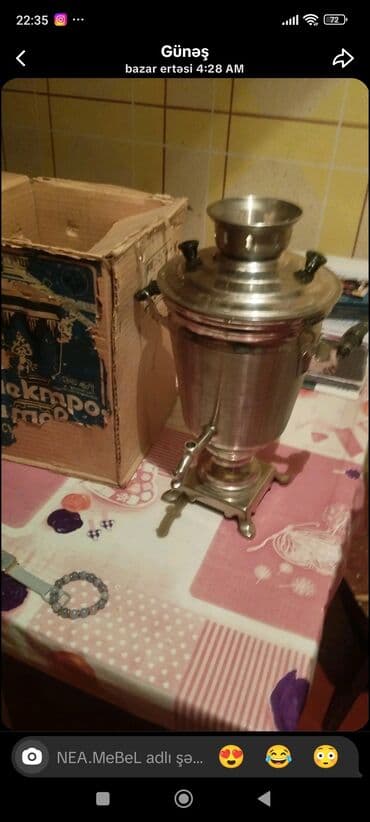 Yeni Elektrik Samovar, 4 l lalafo.az -da Yeni Elektrik Samovar, 4 l