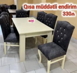 Kvadrat masa, Qonaq otağı üçün, 6 nəfər lalafo.az -da Kvadrat masa, Qonaq otağı üçün, 6 nəfər