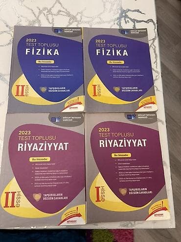 Məhsul: 2023 “Test Toplusu” kitabları – Fizika və Riyaziyyat (I və II lalafo.az -da Məhsul: 2023 “Test Toplusu” kitabları – Fizika və Riyaziyyat (I və II