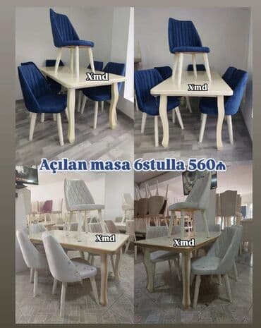 Qonaq otağı üçün, Açılan, 6 stul lalafo.az -da Qonaq otağı üçün, Açılan, 6 stul