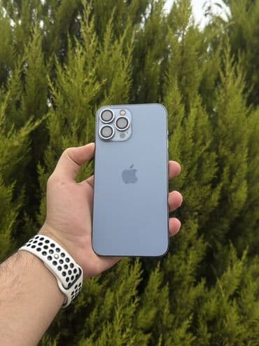 IPhone 13 Pro Max, 128 GB, Sierra Blue, Face ID lalafo.az -da IPhone 13 Pro Max, 128 GB, Sierra Blue, Face ID