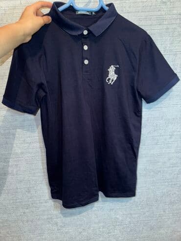 Tünd göy rəngdə kişi polo köynəyi. - Qısaqollu, klassik yaxalı - 3 lalafo.az -da Tünd göy rəngdə kişi polo köynəyi. - Qısaqollu, klassik yaxalı - 3