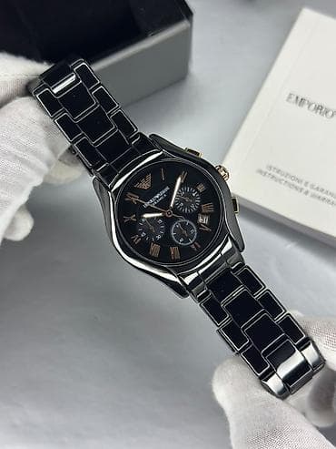 Новый, Наручные часы, Emporio Armani, цвет - Черный at lalafo.az Новый, Наручные часы, Emporio Armani, цвет - Черный