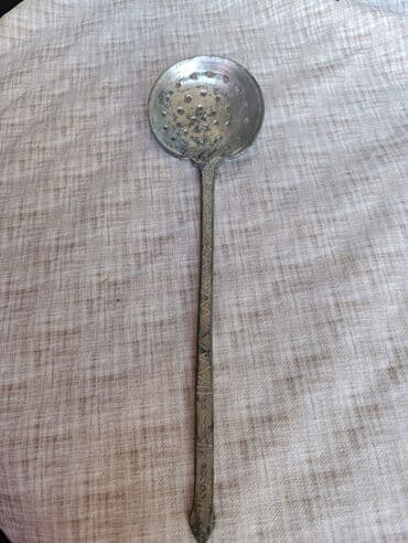 Mis süzgəc qaşıq uzunluğu 37.5 sm çəkisi 250qr lalafo.az -da Mis süzgəc qaşıq uzunluğu 37.5 sm çəkisi 250qr