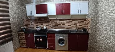 Mətbəx mebel dəsti və texnika komplekti - Üst dolablar: ağ və bordo lalafo.az -da Mətbəx mebel dəsti və texnika komplekti - Üst dolablar: ağ və bordo