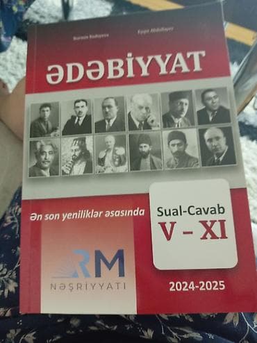 Məhsul: “Ədəbiyyat – Sual-Cavab V–XI” (2024–2025) Nəşriyyat: RM lalafo.az -da Məhsul: “Ədəbiyyat – Sual-Cavab V–XI” (2024–2025) Nəşriyyat: RM