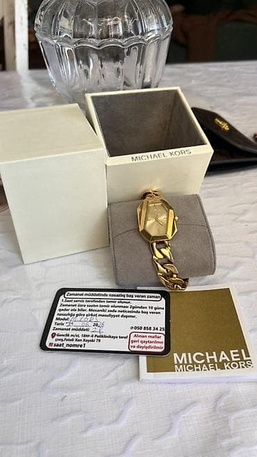 Michael Kors qadın qol saatı - Brend: Michael Kors Təzədir isdifadə lalafo.az -da Michael Kors qadın qol saatı - Brend: Michael Kors Təzədir isdifadə