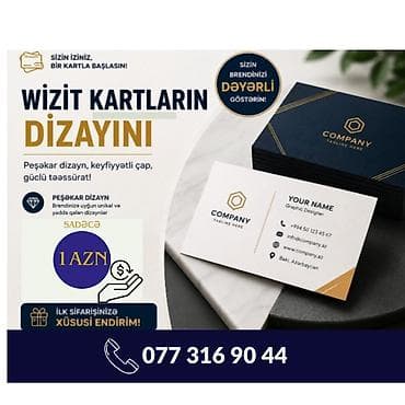 🎨 VİZİT KARTI & REKLAM DİZAYNI Biznesinizi daha peşəkar göstərən lalafo.az -da 🎨 VİZİT KARTI & REKLAM DİZAYNI Biznesinizi daha peşəkar göstərən