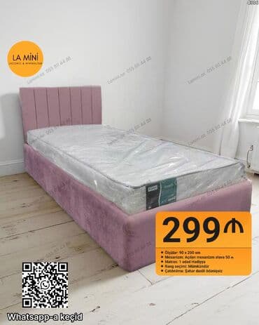 Təknəfərlik çarpayı, Bazalı, Matras ilə, Siyirməli lalafo.az -da Təknəfərlik çarpayı, Bazalı, Matras ilə, Siyirməli