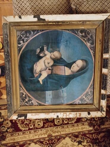 Rəsm tablosu – “Müqəddəs Ana və Körpə İsa” mövzulu reproduksiya - lalafo.az -da Rəsm tablosu – “Müqəddəs Ana və Körpə İsa” mövzulu reproduksiya -