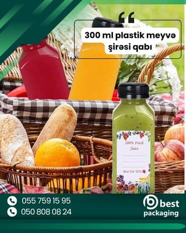 300 ml tutumlu plastik meyvə şirəsi qabı. Bu şirə qabları müxtəlif lalafo.az -da 300 ml tutumlu plastik meyvə şirəsi qabı. Bu şirə qabları müxtəlif